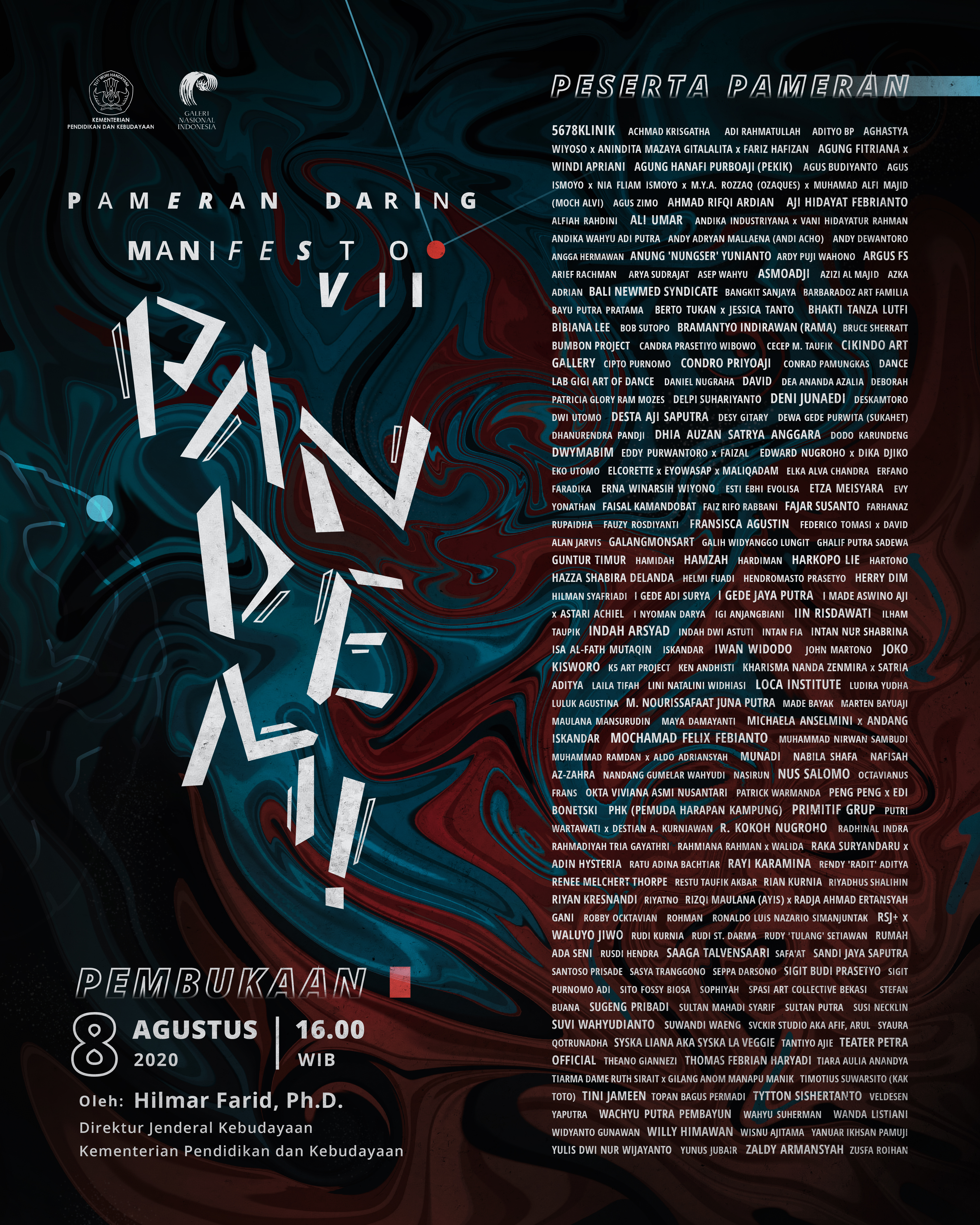 Poster MANIFESTO VII PANDEMI